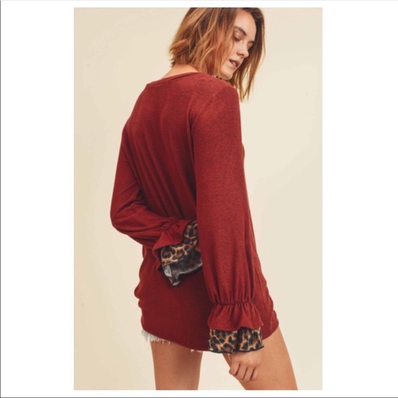 ✋Sold Out!!!🤚Gorgeous Cashmere Brushed Wine - Picture 5 of 8